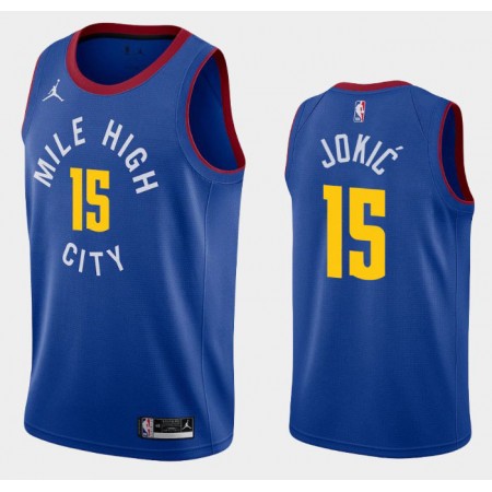 Canotte Uomo Denver Nuggets Nikola Jokic 15 2020-21 Jordan Brand Statement Edition Swingman